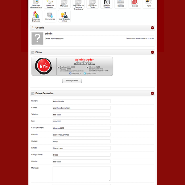 Thumbnail for [Dev] Intranet RyE